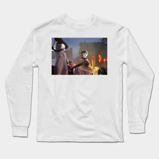 Young drummer performer on a culture festival 2a Long Sleeve T-Shirt